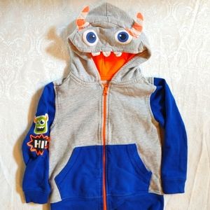 Wonder Nation "Little Monster" Zip up Hoodie